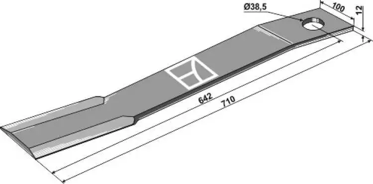 Mähermesser 710mm
